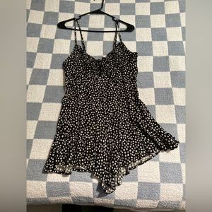 Black and white romper